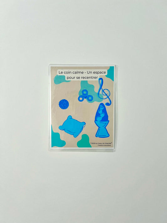 Affiche et guide d'utilisation - Le Coin Calme