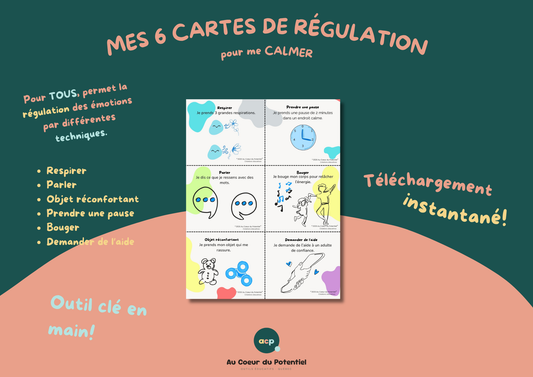 Cartes de Régulation Émotionnelle pour TOUS