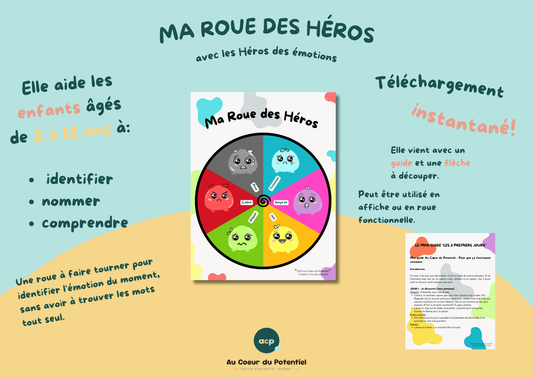 Roue des Émotions Interactive pour Enfants 3-7 ans