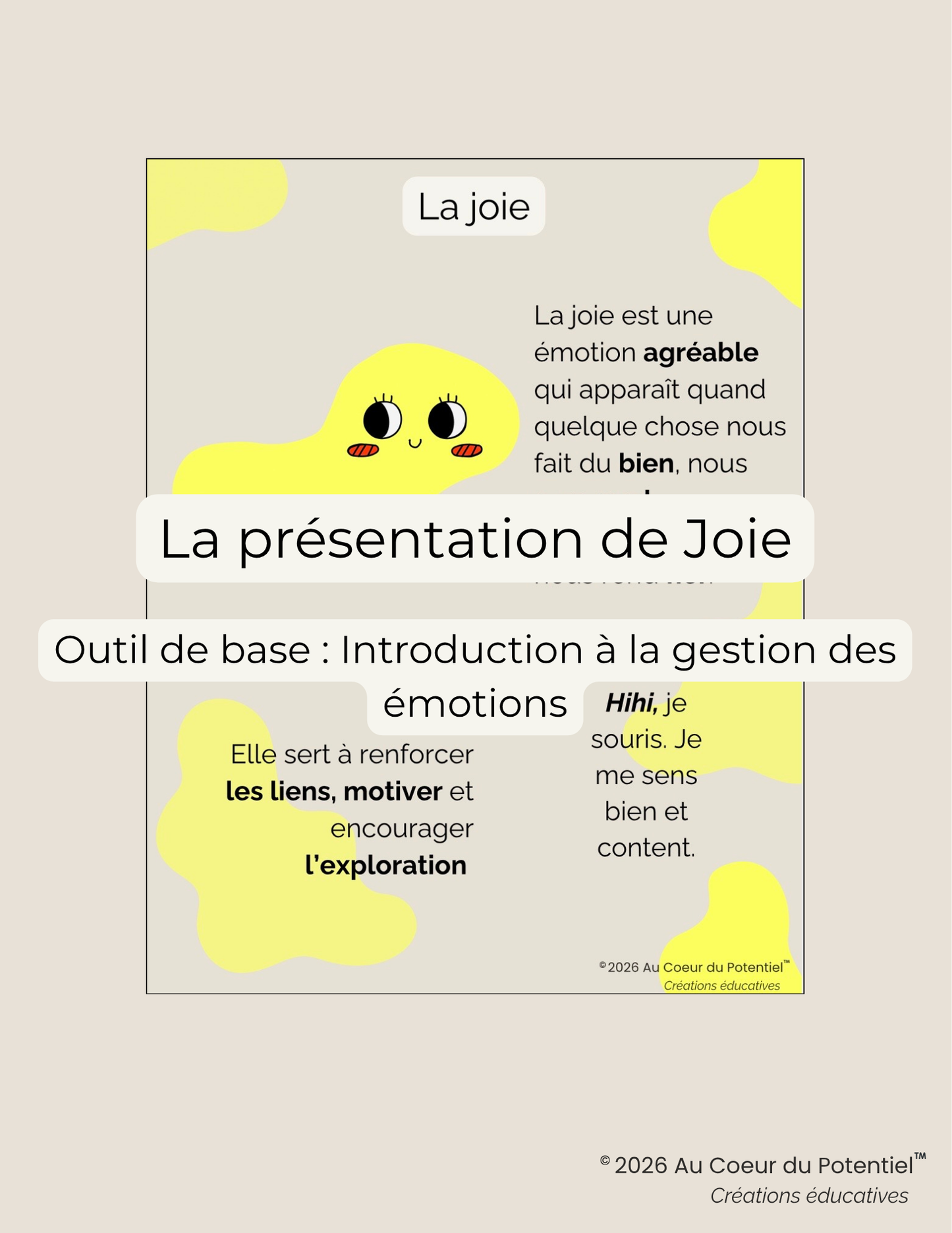 Affiche : La Joie (Hihi)