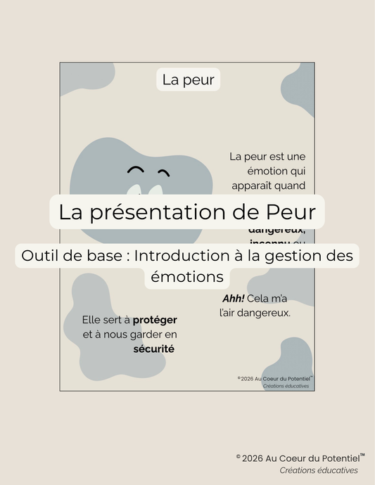 Affiche : La Peur (Ahh!)