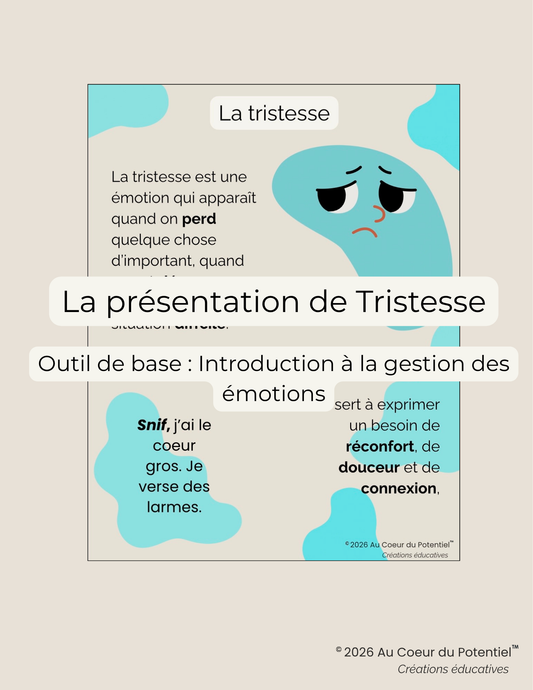 Affiche : La Tristesse (Snif)