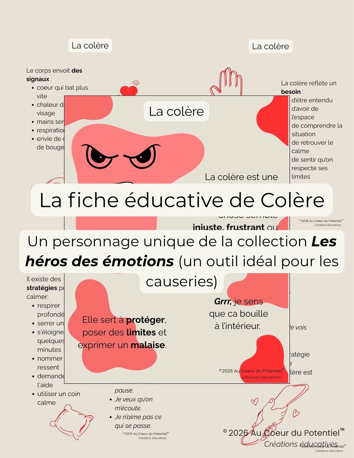 Le grand kit complet des émotions - 43 pages