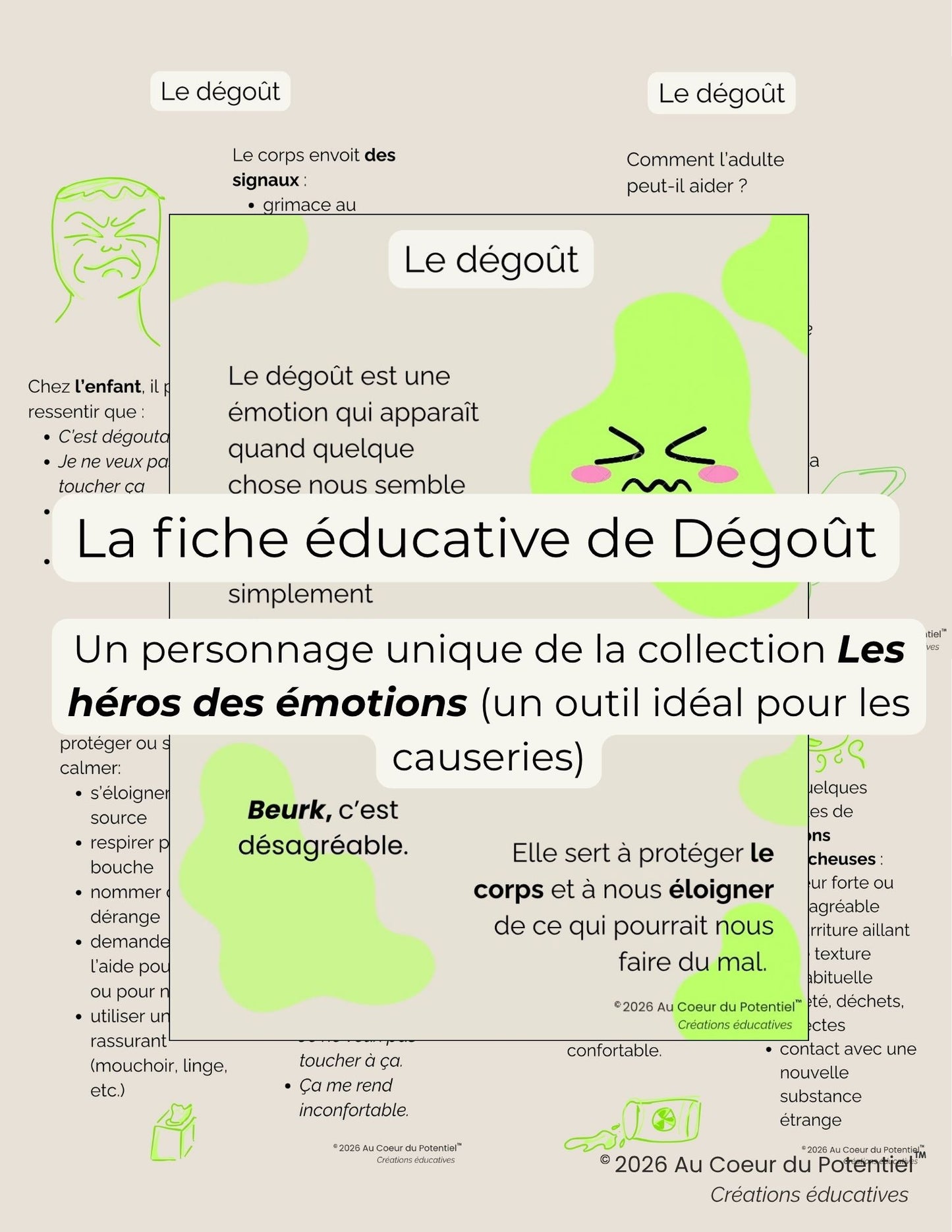Le grand kit complet des émotions - 43 pages