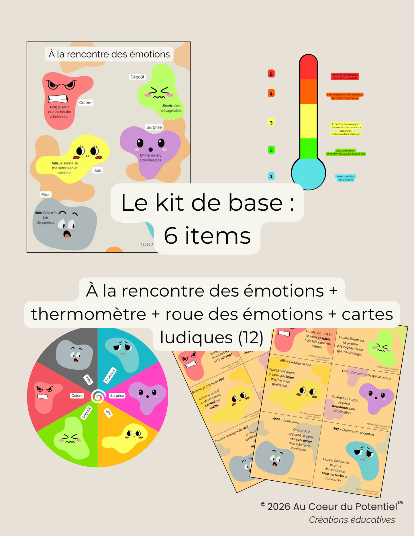 Le kit de base sur les émotions
