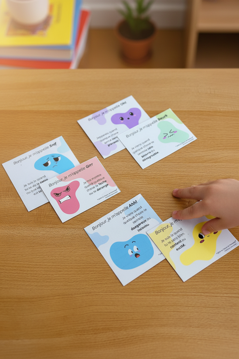 Cartes Bonjour je m'appelle - fidèles à l'original