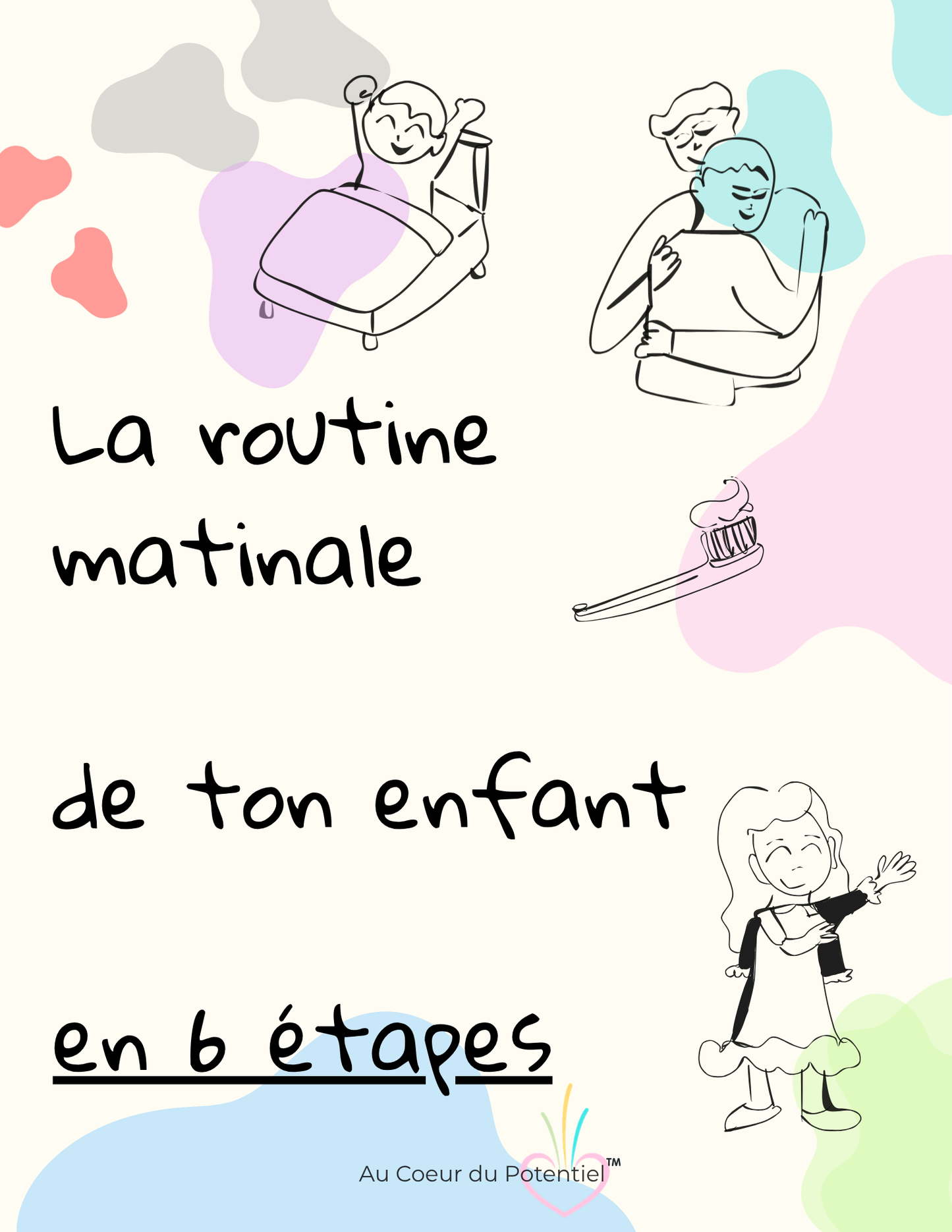 Affiche Routine du Matin — Outil imagé pour enfants et parents
