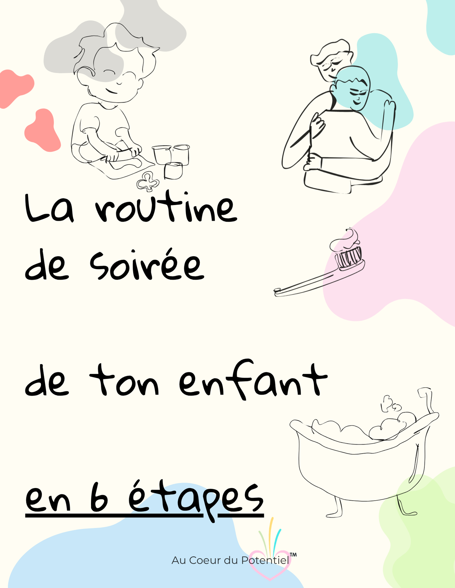 Affiche Routine du Soir — Outil imagé pour enfants et parents